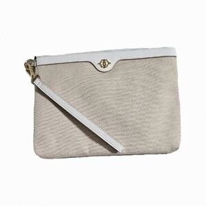 Nanette Lepore Cream and White Clutch
